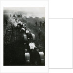 Tractors on Soviet State Farm by Anonymous