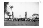 Typical Early Cairo Street Scene by Anonymous