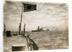 Japanese Steamship Leading Warships by Anonymous