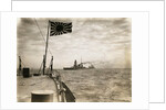 Japanese Steamship Leading Warships by Anonymous