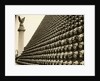 German Helmets Decorating Wall by Anonymous