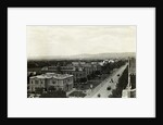 Panoramic View of City With Mountains by Anonymous