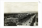 Panoramic View of City With Mountains by Anonymous