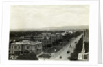 Panoramic View of City With Mountains by Anonymous