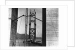 Golden Gate Bridge Under Construction by Anonymous