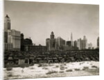 Parking Lot and Chicago Skyline by Anonymous