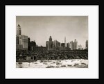 Parking Lot and Chicago Skyline by Anonymous