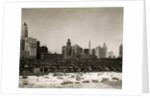 Parking Lot and Chicago Skyline by Anonymous