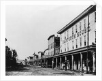 Street Scene in Small Town by Anonymous