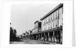 Street Scene in Small Town by Anonymous