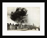 View of Smoke Coming from Damaged Building in Dublin by Anonymous
