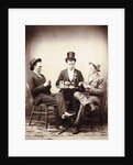 Men Playing Card Game by Anonymous