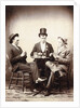 Men Playing Card Game by Anonymous