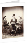 Men Playing Card Game by Anonymous