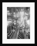 Workmen on the Brooklyn Bridge by Anonymous