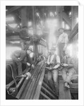 Workmen on the Brooklyn Bridge by Anonymous