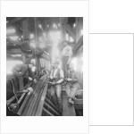 Workmen on the Brooklyn Bridge by Anonymous
