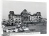 Exterior View of Ruins at The Reichstag in West Berlin by Anonymous