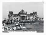 Exterior View of Ruins at The Reichstag in West Berlin by Anonymous