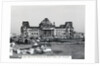 Exterior View of Ruins at The Reichstag in West Berlin by Anonymous