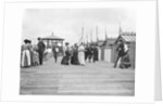 People Strolling on Boardwalk by Anonymous
