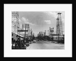 Texas Oil Well Town by Anonymous