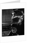 Vintage Automobile Headlight and Grill by Anonymous