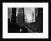 Trolley Car Beneath a Bridge by Anonymous