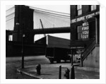 Street Corner Near the Brooklyn Bridge by Anonymous