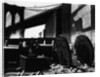 Cable Spools Below the Brooklyn Bridge, Manhattan, 1944 by Anonymous