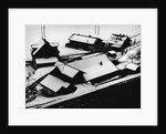 Snow Covered Buildings by Anonymous