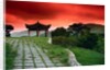 Covered Structure on Temple Grounds by Anonymous