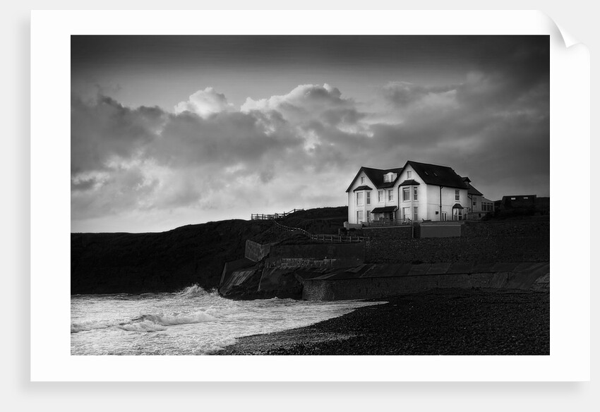 White house by the sea by Eugenia Kyriakopoulou