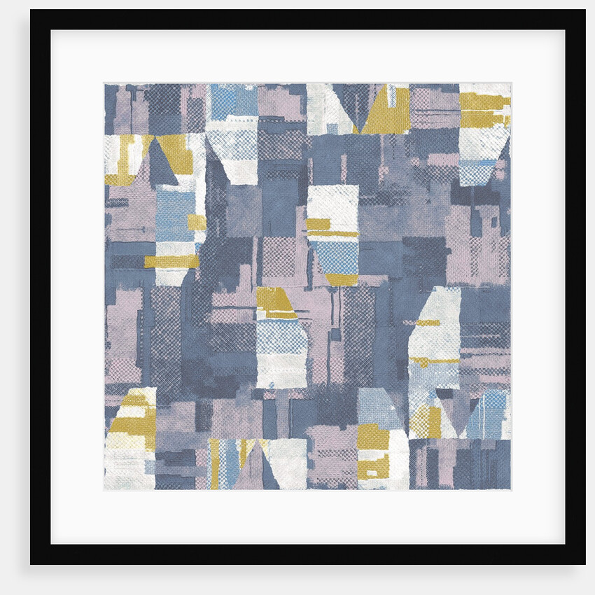 Blue And Yellow Fabric by Anonymous