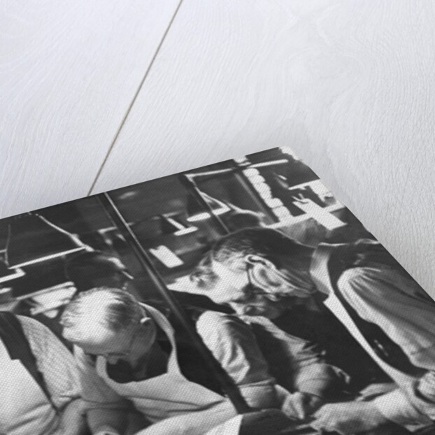 Newspaper composing room 1940s by Associated Newspapers