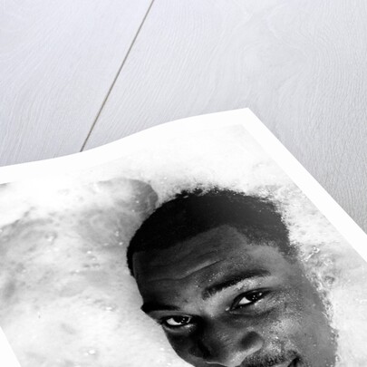 British boxer Frank Bruno in the Jacuzzi by Associated Newspapers