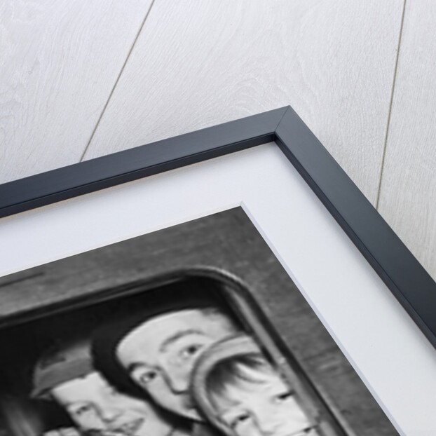 Cheerful train evacuees by Associated Newspapers