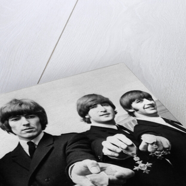 The Beatles with their MBEs by Associated Newspapers
