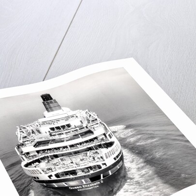 The ocean lines theQE2 at sea by Associated Newspapers