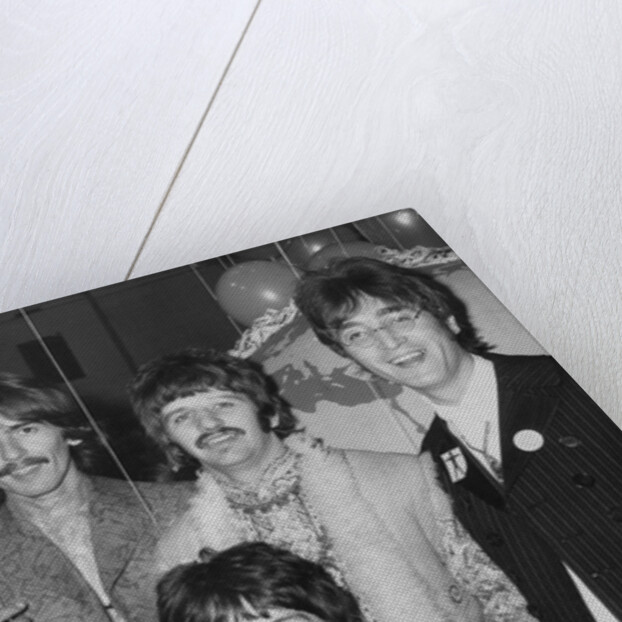 The Beatles at Abbey Road Studios by Associated Newspapers