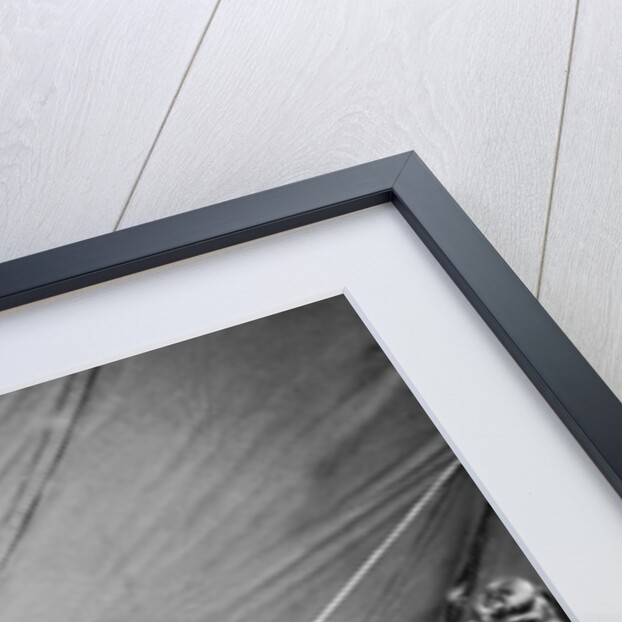 WAAF checking barrage balloon by Associated Newspapers