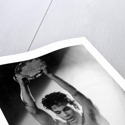 Prince with tambourine by Associated Newspapers