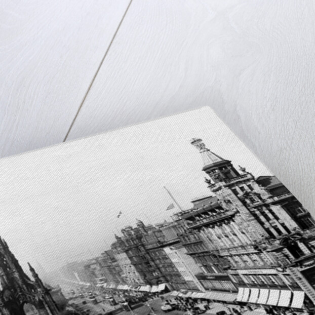 Edinburgh, Princes Street in 1938 by Associated Newspapers