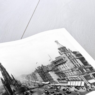 Edinburgh, Princes Street in 1938 by Associated Newspapers