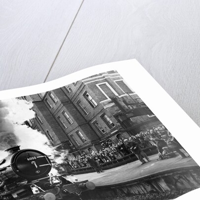 Steam train at Paddington by Associated Newspapers