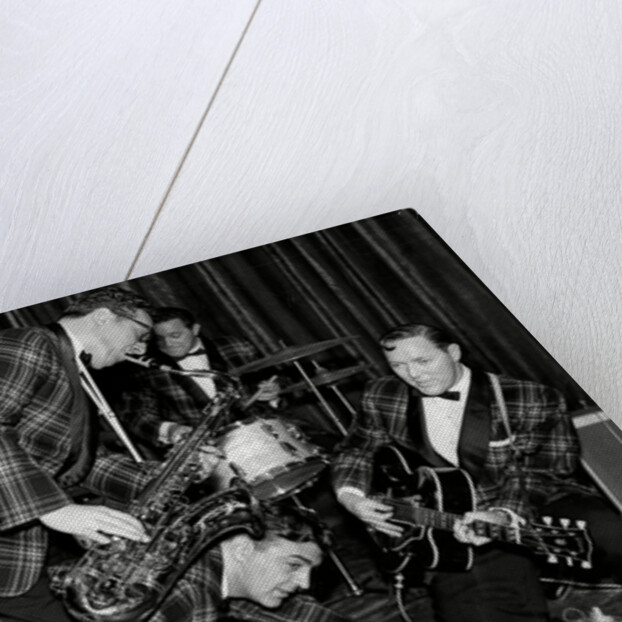 Bill Haley and The Comets going crazy by Associated Newspapers