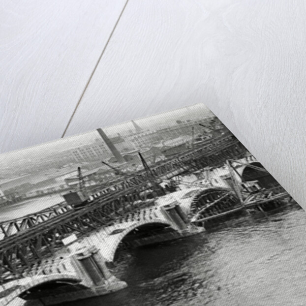 Demolition of old Waterloo Bridge by Associated Newspapers