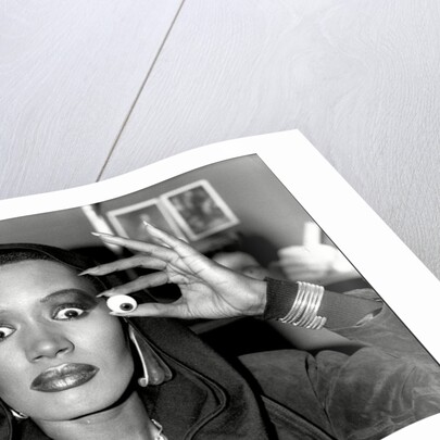 Grace Jones is all eyes by Associated Newspapers