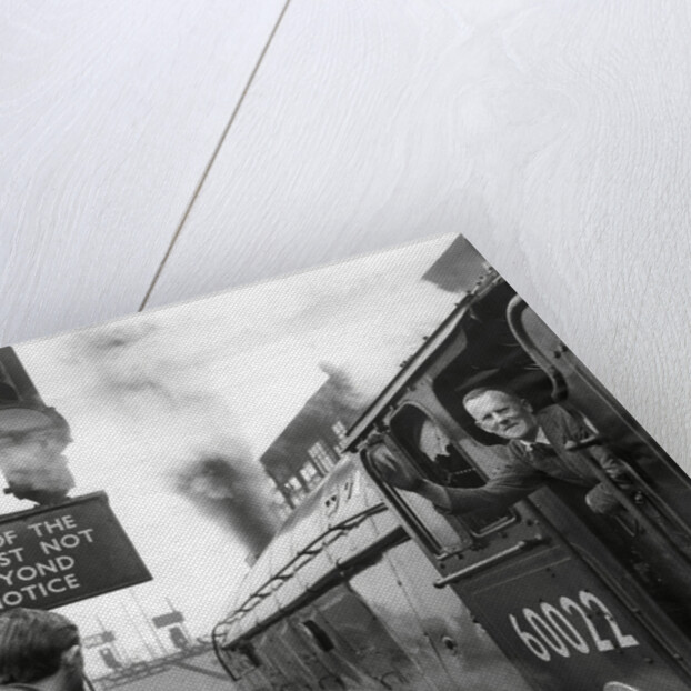 On the footplate of the Mallard by Associated Newspapers