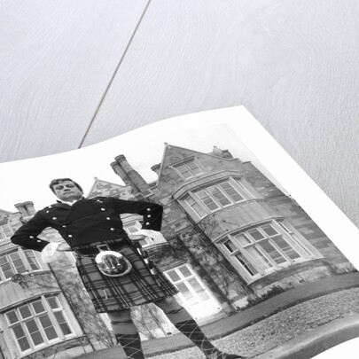 Oliver Reed in kilt by Associated Newspapers